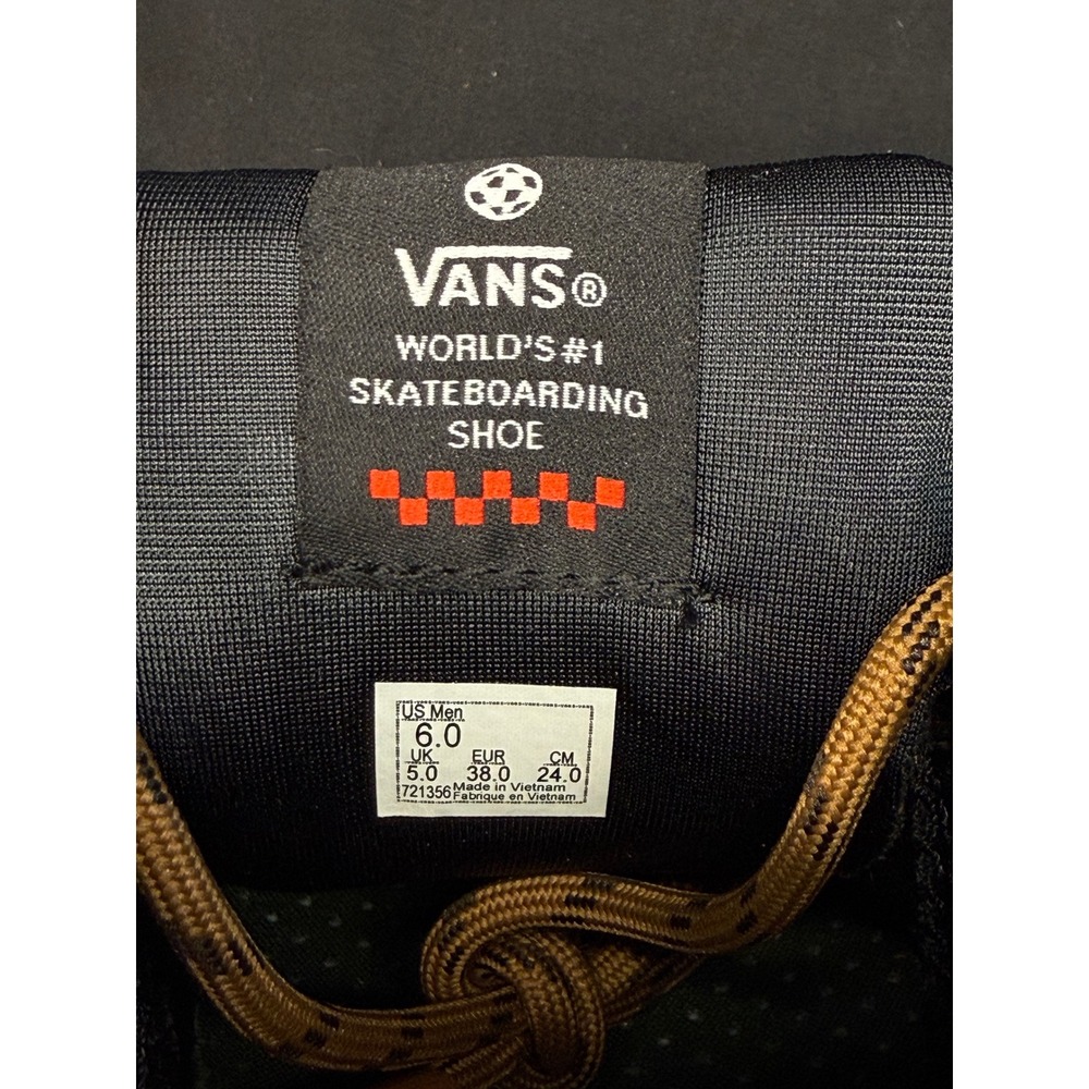 New Unisex Vans Skate Zahba Mid Men US 6 Glazed Ginger Brown Green - Picture 6 of 8